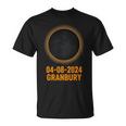 Solar Eclipse 2024 State Granbury Total Solar Eclipse April T-Shirt Solar Eclipse 2024 State Granbury Total Solar Eclipse April T-Shirt