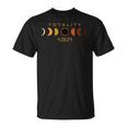 Solar Lunar Eclipse April 8 2024 Totality Astronomy Eclipse T-Shirt