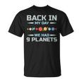 Solar System Astronaut Planets Spaceman Space Dwarf T-Shirt