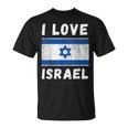 Souvenir Deoyage De Famille Israélienne Avec Inscription I Love Israël T-Shirt