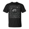 Square Root Of 4900 Birthday 70 Years Old Math Geek T-Shirt
