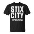 St1x C1ty Stix City Number 11 Number Eleven College Football T-Shirt