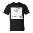 Stick Man Help I'm Under A Tack Stick Man Joke T-Shirt