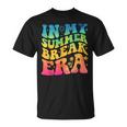 In My Summer Break Era Summer Break Groovy Teacher Tie Dye T-Shirt