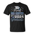 Super Proud Big Sister 2024 Graduate Awesome Family College T-Shirt
