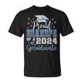 Super Proud Grandpa Of 2024 Graduate Awesome Family College T-Shirt