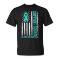Support Squad American Flag Sexual Assault Awareness Month T-Shirt