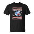 T-shirt Joyeux Noël en Finnois, Motifs de Rennes & Flocons