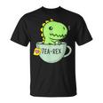 Tea Rex Niedlicher Dinosaurier Tyrannosaurus Rex In Einer Tasse T-Shirt