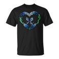 Texas Bluebonnets Blue Butterfly T-Shirt