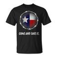 Come And Take It Texas Flag Barbed Wire Patriotic Usa T-Shirt