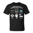 Things Die Ich In Meiner Freizeit Mache Tractor T-Shirt