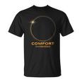 Total Solar Eclipse 2024 Comfort Texas Path Of Totality T-Shirt