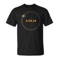 Total Solar Eclipse 2024 Totality 40824 Astronomy Lover T-Shirt