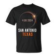 Total Solar Eclipse 2024 Totality San Antonio Texas T-Shirt