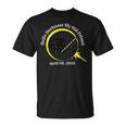 Total Solar Eclipse April 08 2024 Tour Of America Usa Map T-Shirt