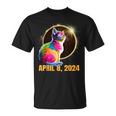 Total Solar Eclipse Cat Glasses April 8 2024 Novelty T-Shirt