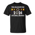 Total Solar Eclipse Us Tour 04 08 2024 Little Rock Arkansas T-Shirt