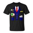 Trainführer Schaffner Train Train Driver Carnival Costume T-Shirt