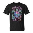 Turtle Sea Ocean Cute Just A Girl Who Loves Turtles T-Shirt