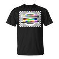 Tv Test Pattern Nerd Geek T-Shirt
