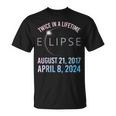 Twice In A Lifetime Solar Eclipse 2024 Total Eclipse T-Shirt