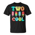 Two Cool 2Nd Birthday Popsicle 2 Year Old Boy Second Bday T-Shirt