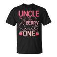 Uncle Of The Berry Sweet One Strawberry First Birthday T-Shirt