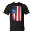 Usa Flag 4Th July Red White Blue Stars & Stripes T-Shirt