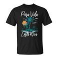Vacaciones Familiaresintage En Costa Rica Playa Puraida Camiseta unisex