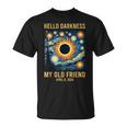 Van Gogh Starry Night Hello Darkness Solar Eclipse 2024 T-Shirt