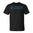 Vancouver Island Blue Lettering Blue S T-Shirt