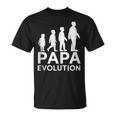 Vater Evolution Silhouette Papa Evolution T-Shirt