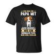 Vater Papaatertag Jack Russell Terrier Papa T-Shirt