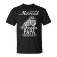 Vateratertag Geschenk Biker Papa Motorrad Spruch Kapuzenjacke T-Shirt