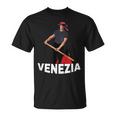 Venezia Enecia Souvenirs Italia Góndola Camiseta unisex