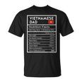 Vietnamese Dad Nutrition Facts National Pride For Dad T-Shirt