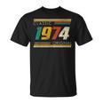 Vintage 1974 Made In 1974 50Th Birthday 50 Years Old T-Shirt