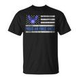 Vintage American Flag Proud Air Force Uncle Veteran Day T-Shirt
