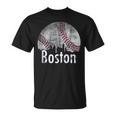 Vintage Boston Baseball Downtown Skyline Classic City T-Shirt