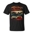 Vintage Classic Cars Many Old Vintage Cars Lovers Engines T-Shirt