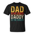 Vintage Dad In The Streets Daddy In The Sheets Father's Day T-Shirt