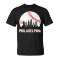 Vintage Distressed Philly Baseball Lovers T-Shirt