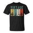 Vintage Guitar Player Retro Guitarist Musician T-Shirt