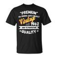 Vintage Legends Born In 1962 T-Shirt