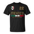 Vintage Mexico Jersey Futbol Soccer Flag Fan T-Shirt