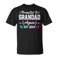 Vintage Promoted To Grandad 2024 Father's Day T-Shirt