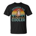Vintage Retro Happy Father's Day Matching Cockapoo Dog Lover T-Shirt