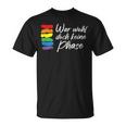 War Wohl Doch Keine Phase Mit Regenbogen Gay Flagge Lgbtq T-Shirt