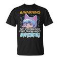 Warning May Spontaneously Talk About Anime N Manga Girl T-Shirt